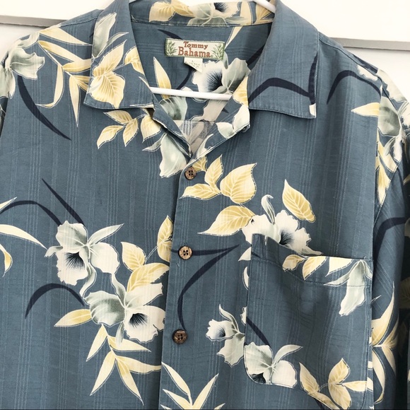Tommy Bahama Hawaiian silk shirt L - Picture 2 of 10